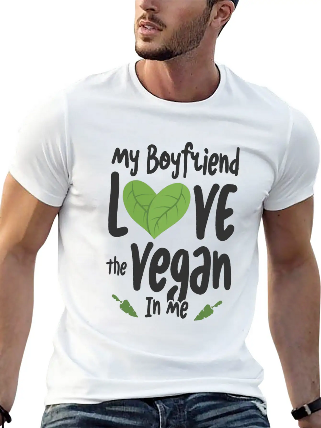 Vegan Girlfriend Healthy Lifestyle Vegetarian Unisex Casual T-Shirt – Clean Design For Daily Comfort