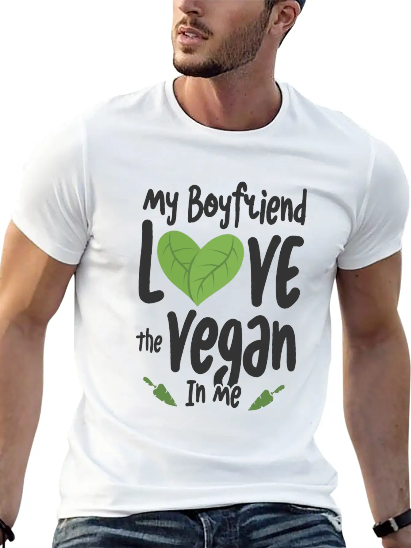 Vegan Girlfriend Healthy Lifestyle Vegetarian Unisex Casual T-Shirt – Clean Design For Daily Comfort