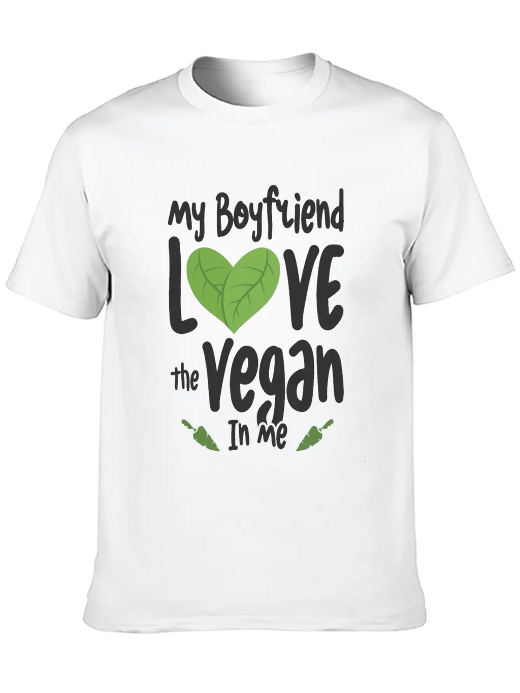 Vegan Girlfriend Healthy Lifestyle Vegetarian Unisex Casual T-Shirt – Clean Design For Daily Comfort