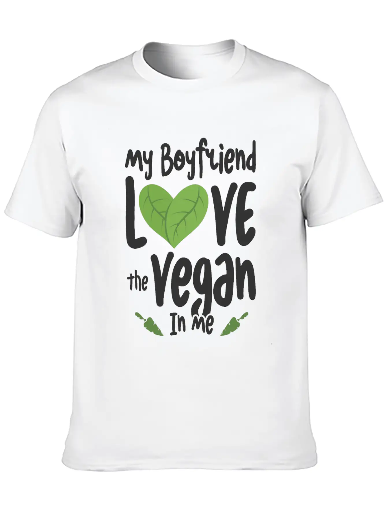 Vegan Girlfriend Healthy Lifestyle Vegetarian Unisex Casual T-Shirt – Clean Design For Daily Comfort