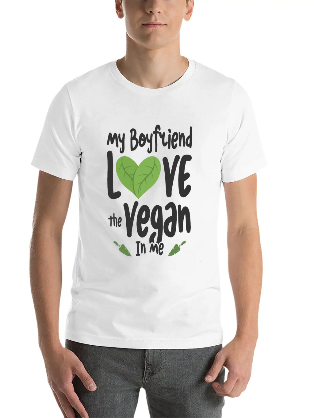 Vegan Girlfriend Healthy Lifestyle Vegetarian Unisex Casual T-Shirt – Clean Design For Daily Comfort