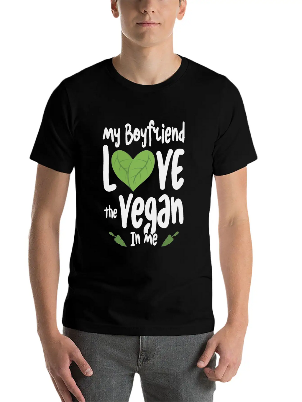 Vegan Girlfriend Healthy Lifestyle Vegetarian Unisex Casual T-Shirt – Clean Design For Daily Comfort