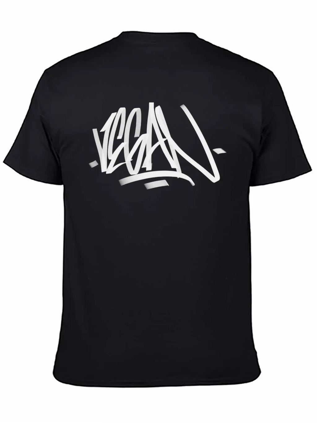 Vegan Graffiti Writing Original Classic Cotton Tee – Unisex Comfort For Any Season