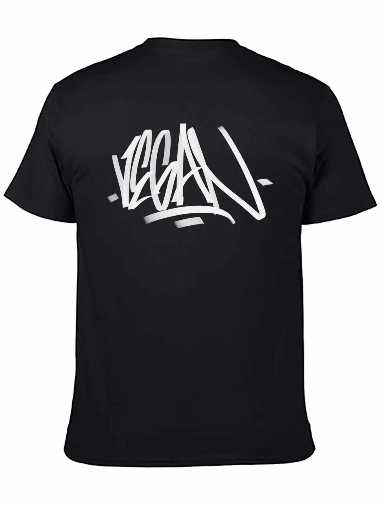 Vegan Graffiti Writing Original Classic Cotton Tee – Unisex Comfort For Any Season