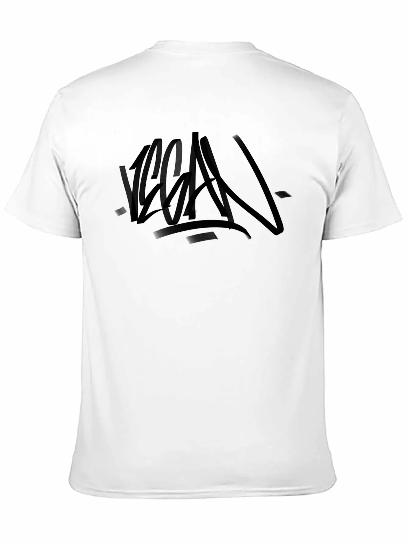 Vegan Graffiti Writing Original Classic Cotton Tee – Unisex Comfort For Any Season
