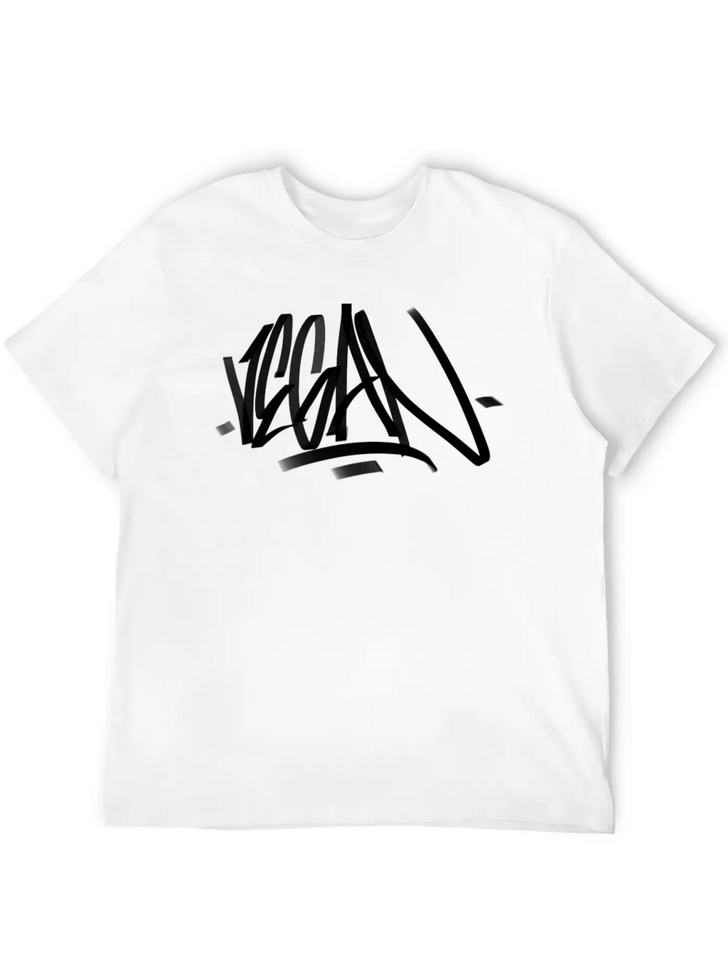 Vegan Graffiti Writing Original Classic Cotton Tee – Unisex Comfort For Any Season