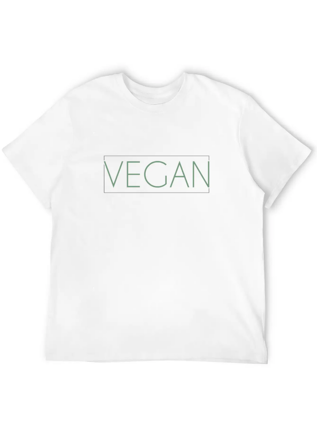 Vegan Lettering Breathable Soft Cotton T-Shirt – Timeless Casual Look