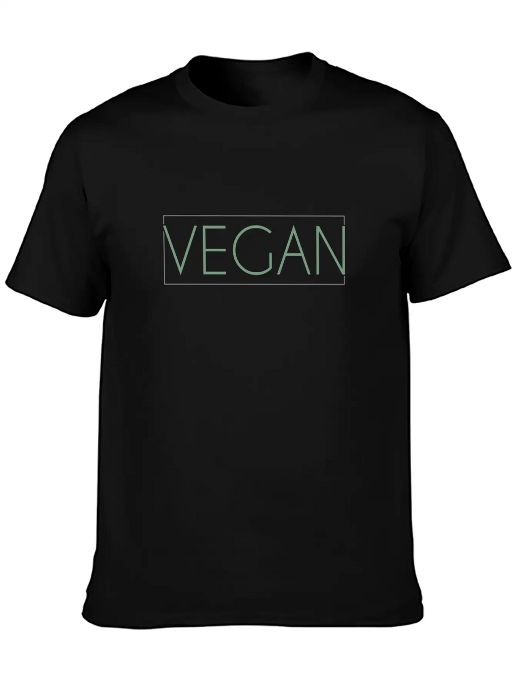 Vegan Lettering Breathable Soft Cotton T-Shirt – Timeless Casual Look