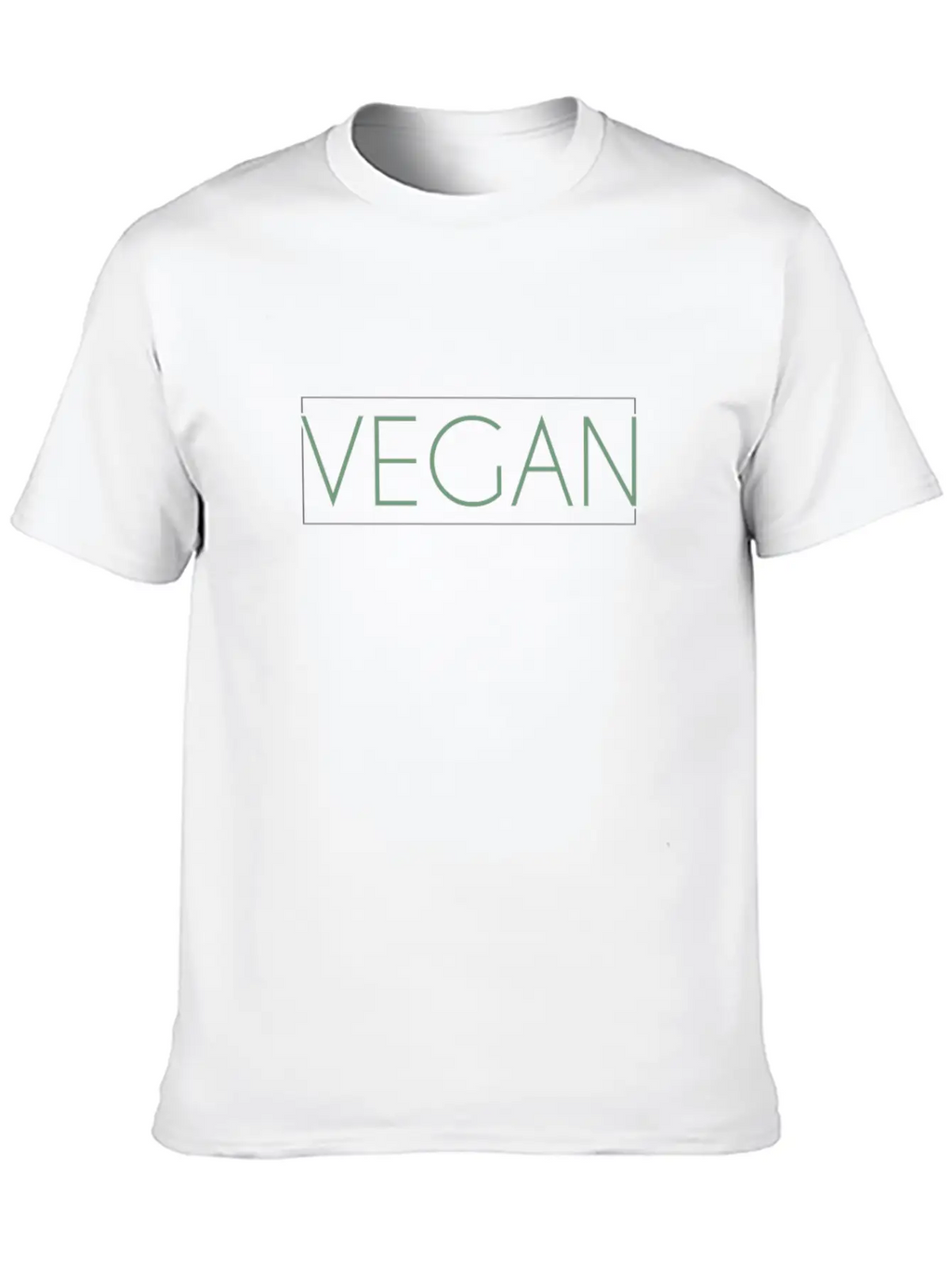 Vegan Lettering Breathable Soft Cotton T-Shirt – Timeless Casual Look