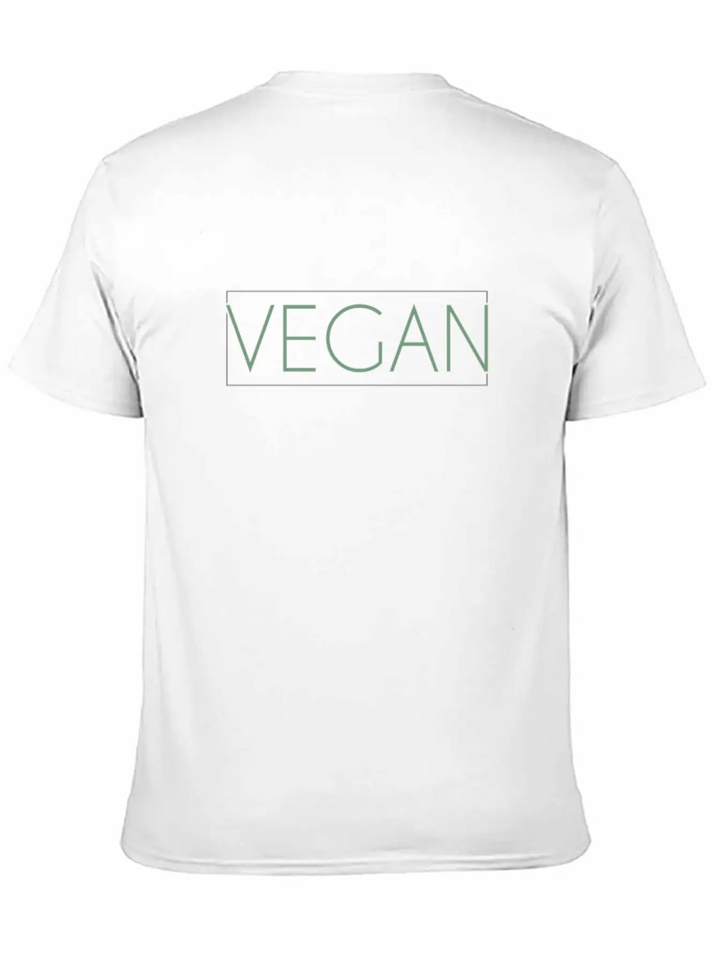 Vegan Lettering Breathable Soft Cotton T-Shirt – Timeless Casual Look