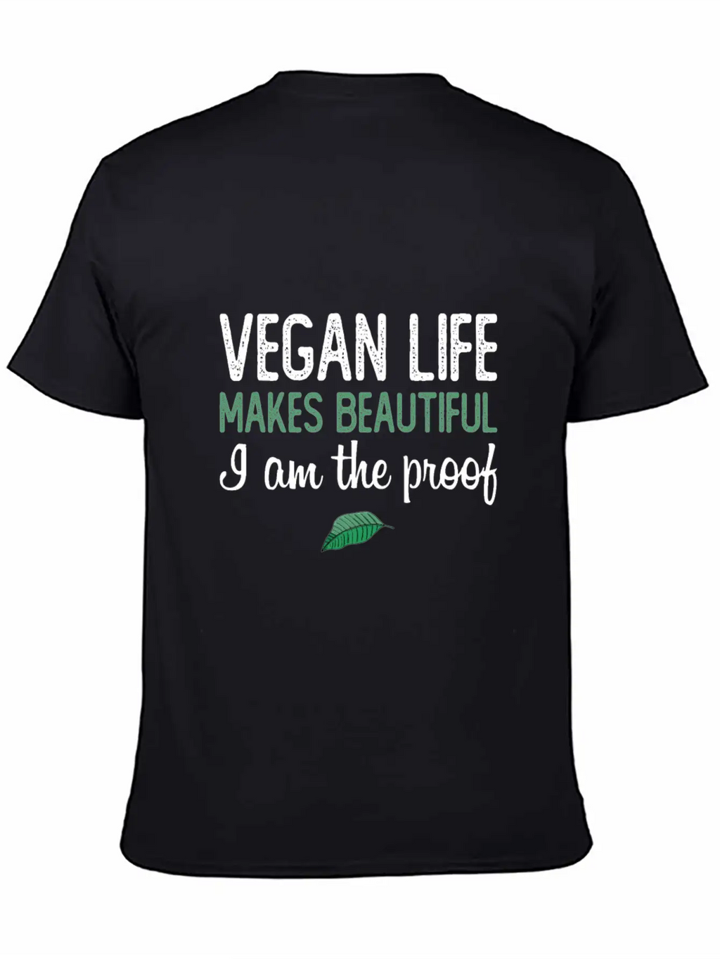 Vegan Life Makes Beautiful Essential Unisex Summer Tee – Soft Cotton Casual Fit