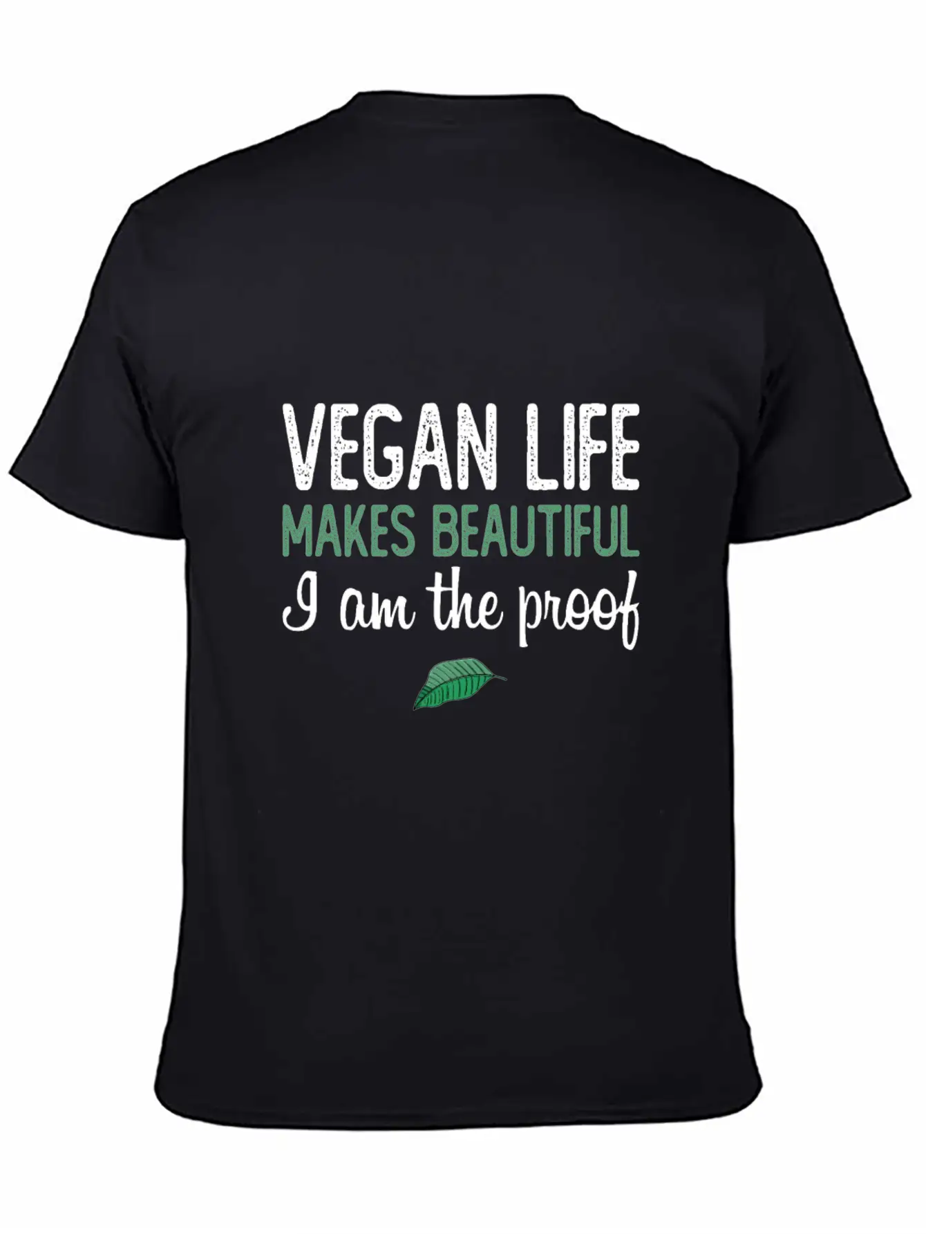 Vegan Life Makes Beautiful Essential Unisex Summer Tee – Soft Cotton Casual Fit
