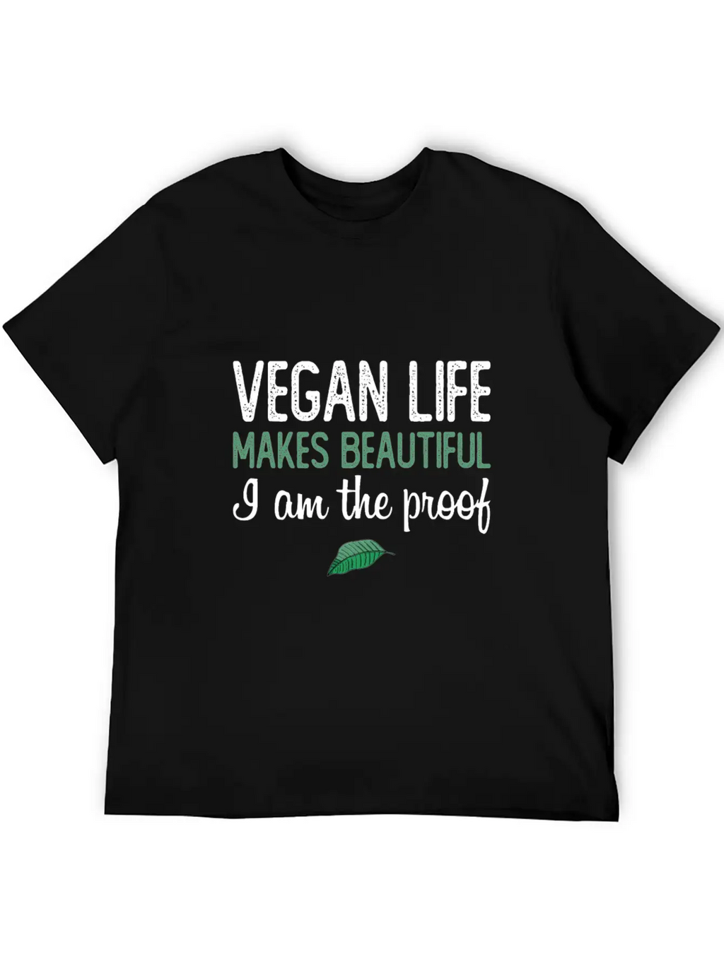 Vegan Life Makes Beautiful Essential Unisex Summer Tee – Soft Cotton Casual Fit