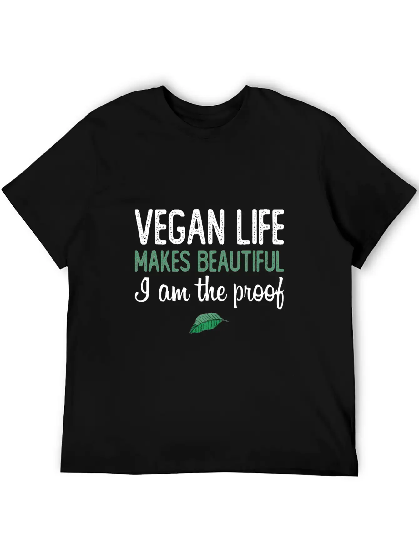 Vegan Life Makes Beautiful Essential Unisex Summer Tee – Soft Cotton Casual Fit