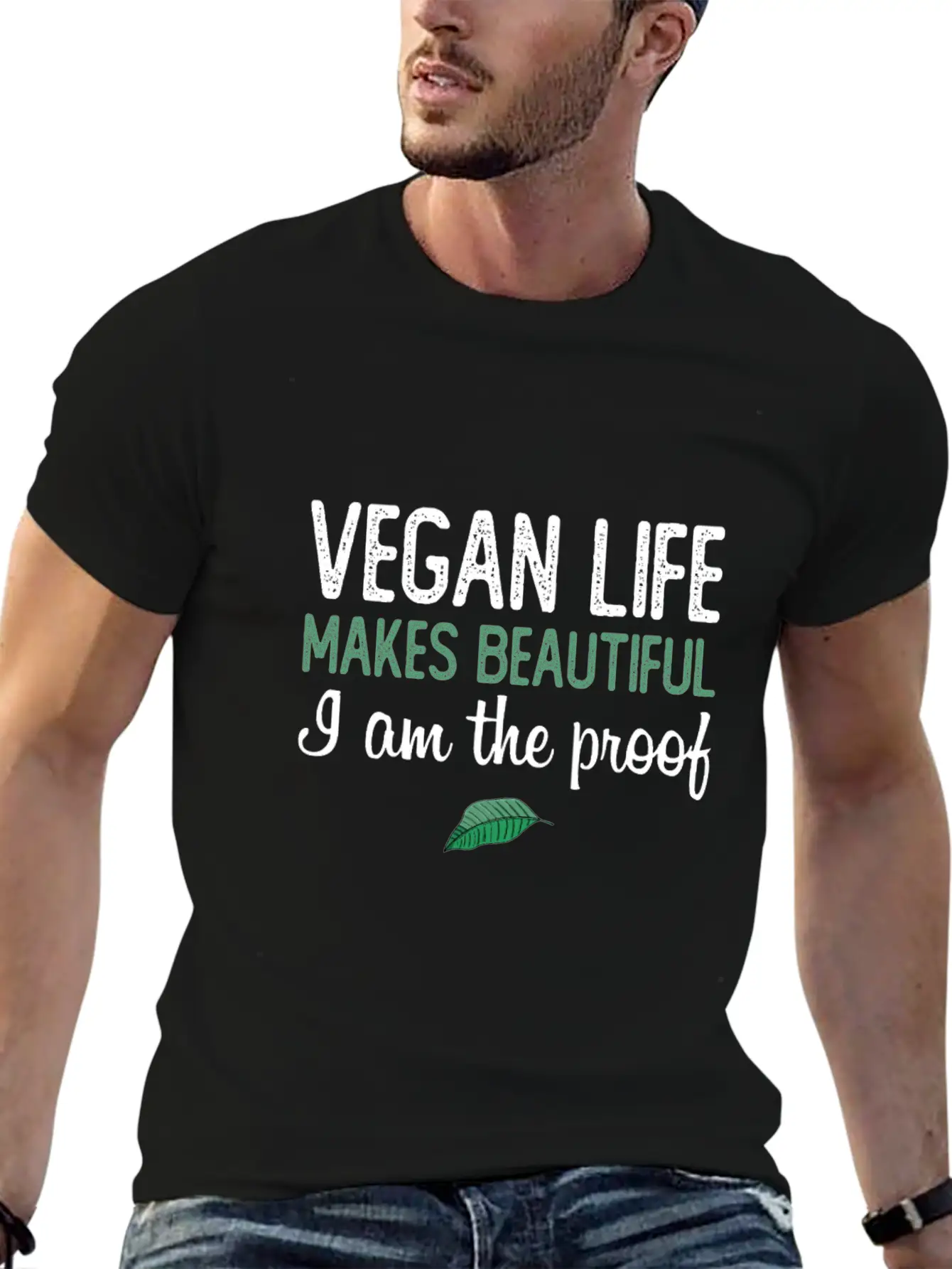 Vegan Life Makes Beautiful Essential Unisex Summer Tee – Soft Cotton Casual Fit