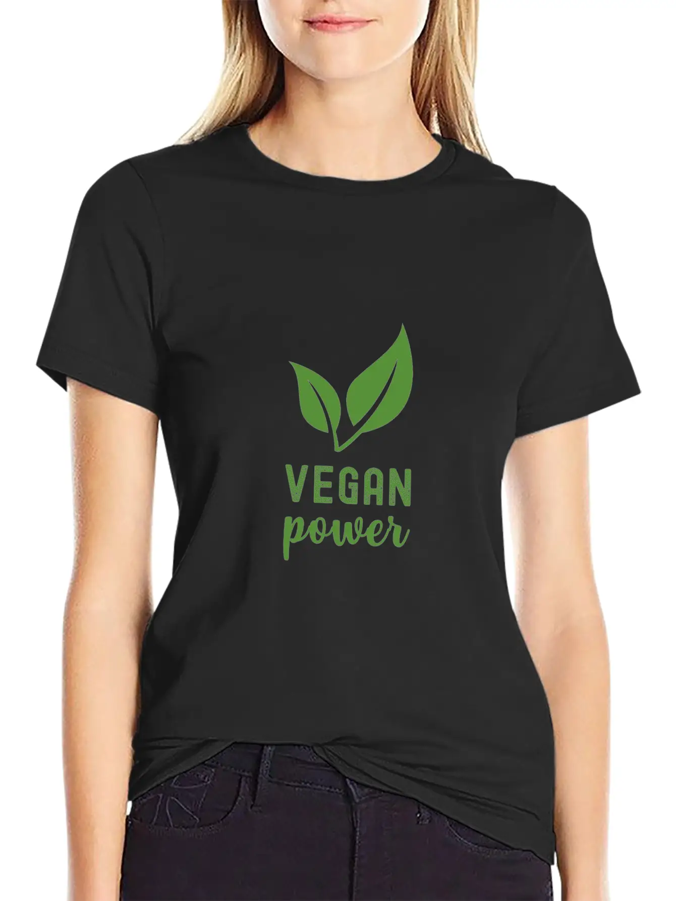 Vegan Power Unisex Casual T-Shirt – Clean Design For Daily Comfort