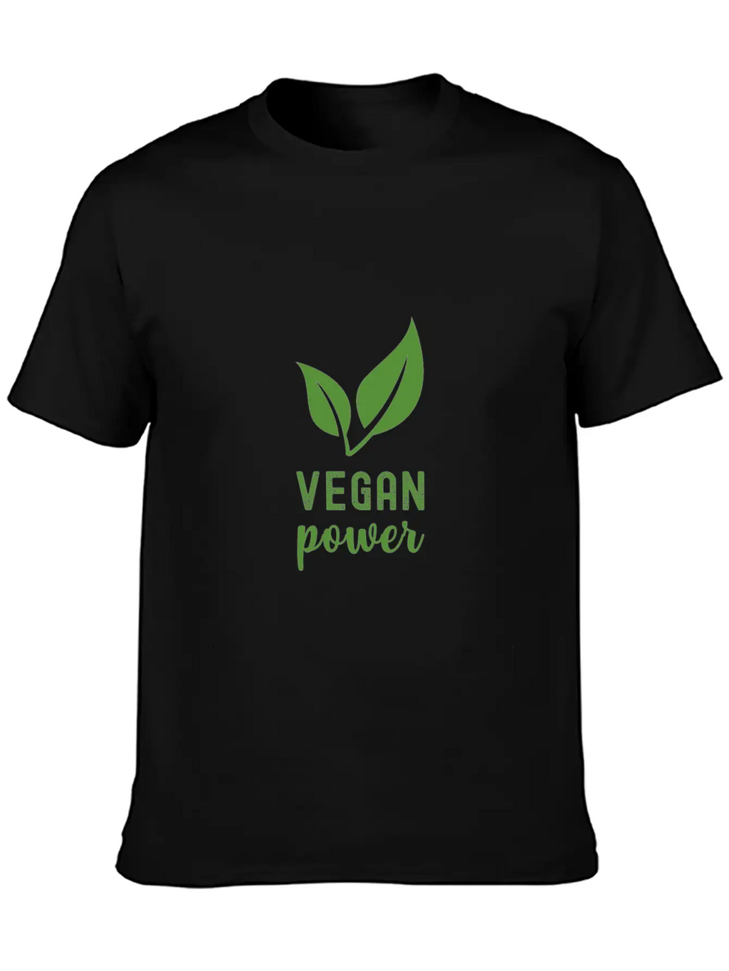 Vegan Power Unisex Casual T-Shirt – Clean Design For Daily Comfort