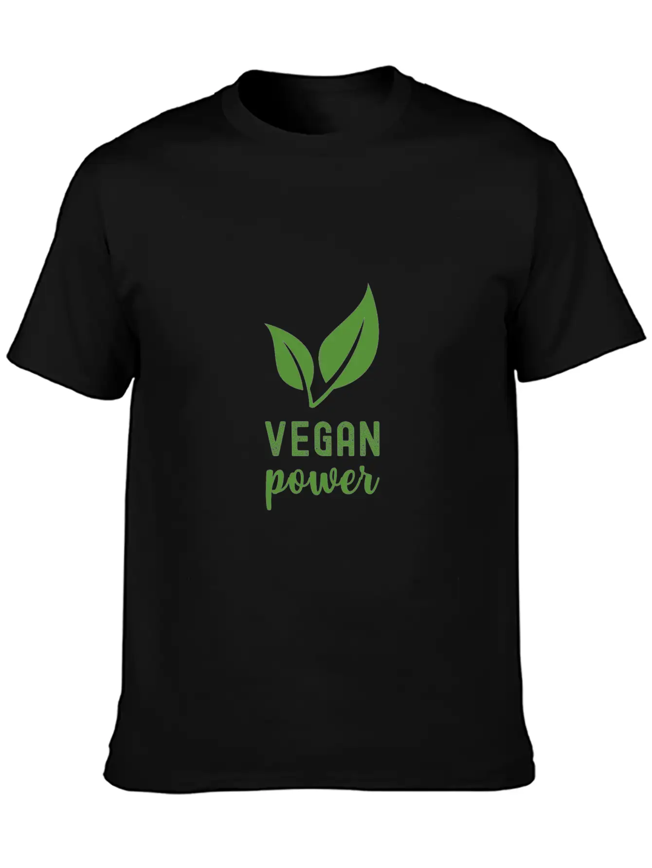 Vegan Power Unisex Casual T-Shirt – Clean Design For Daily Comfort