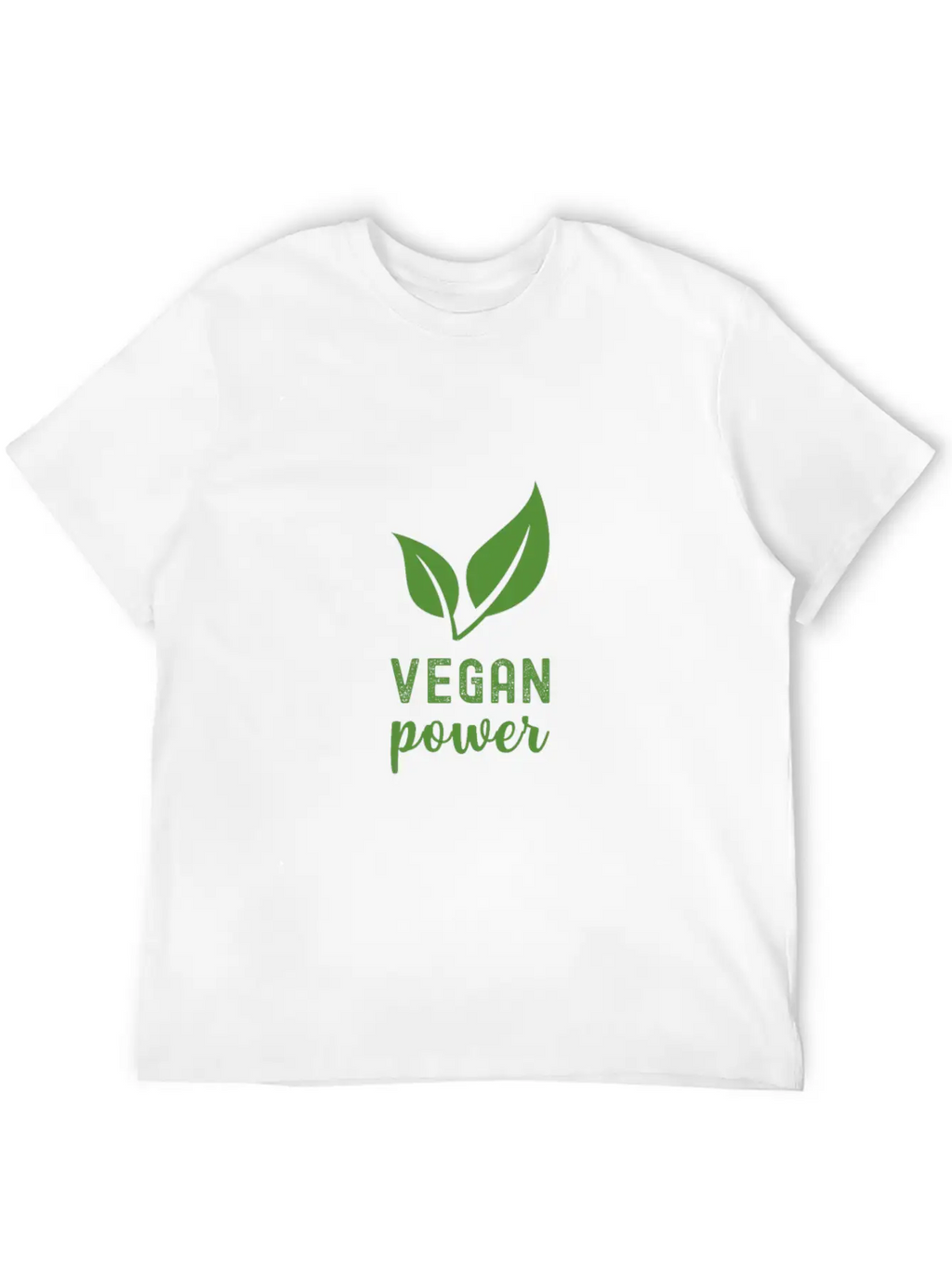Vegan Power Unisex Casual T-Shirt – Clean Design For Daily Comfort