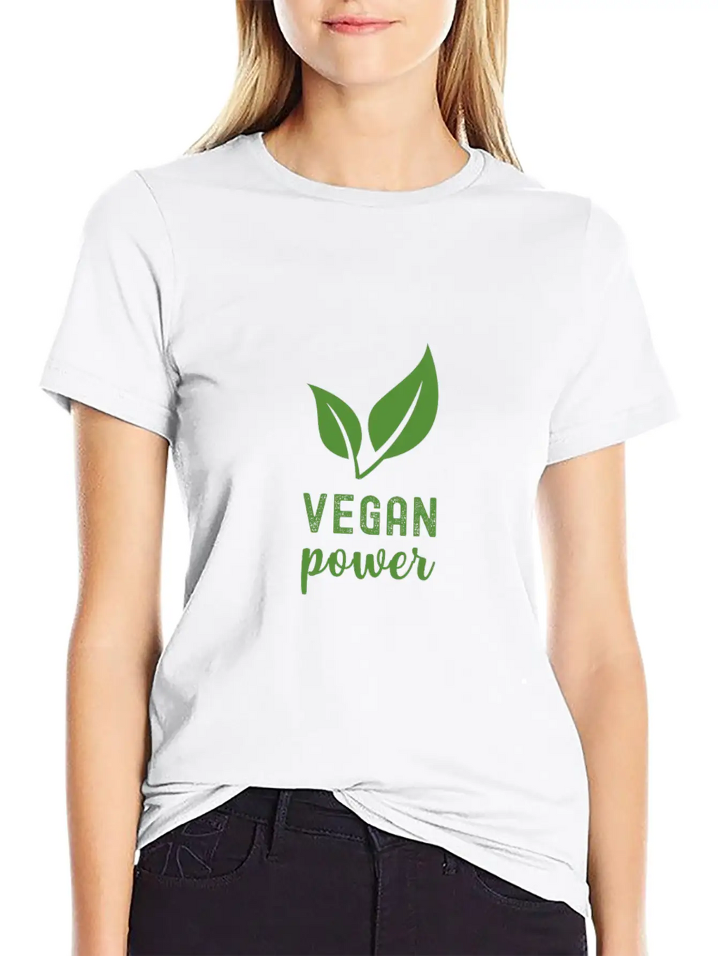 Vegan Power Unisex Casual T-Shirt – Clean Design For Daily Comfort