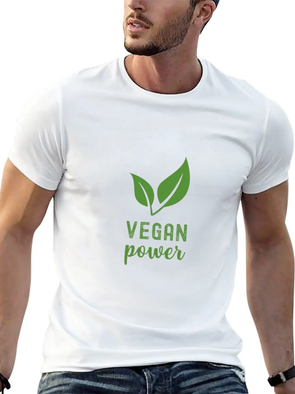 Vegan Power Unisex Casual T-Shirt – Clean Design For Daily Comfort