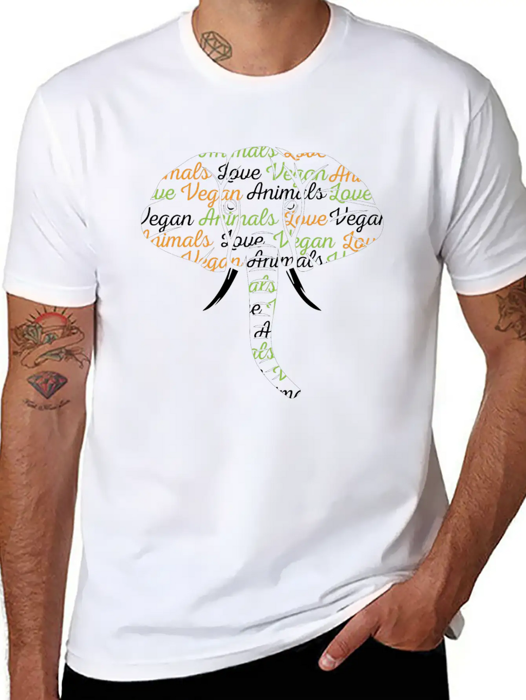 Vegan Stylish Everyday T-Shirt – Unisex Basic Cotton Tee