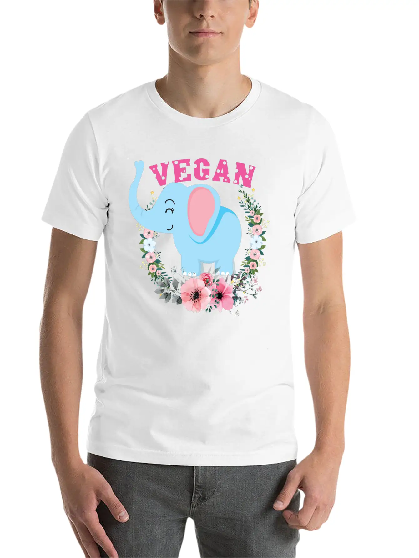 Vegan Vegetarian Animal Welfare Gift Idea Unisex Casual T-Shirt – Clean Design For Daily Comfort