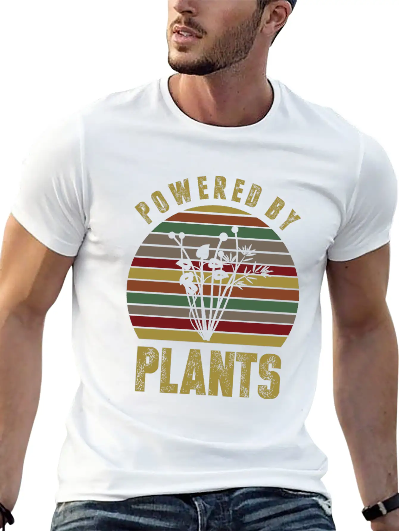 Vegan Vegetarian Breathable Soft Cotton T-Shirt – Timeless Casual Look