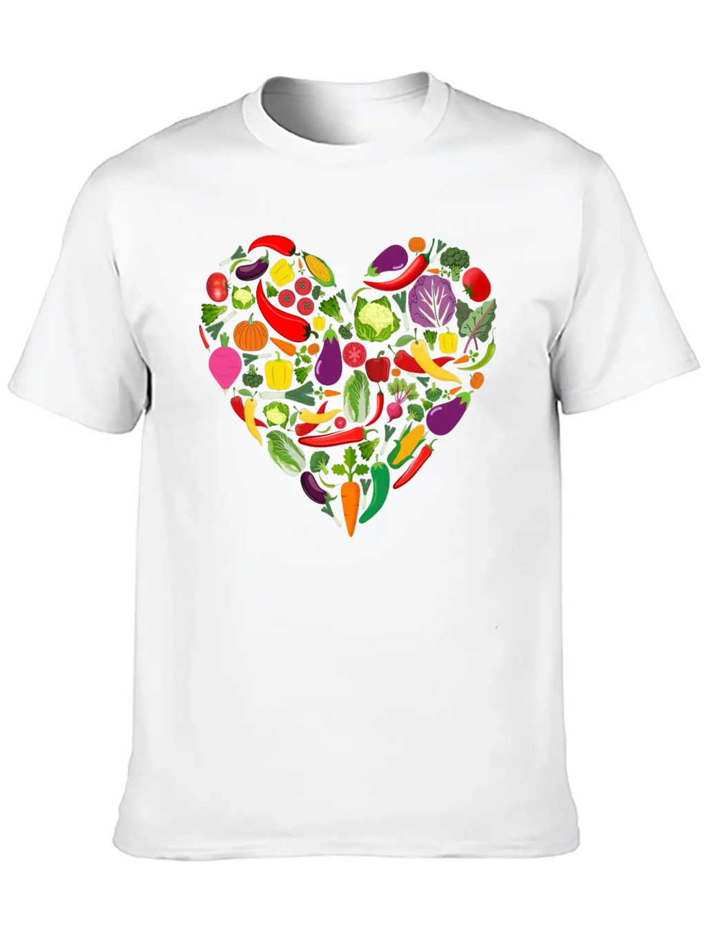 VEGAN Vegetarian Lover Basic Graphic T-Shirt – Daily Comfort In Soft Cotton