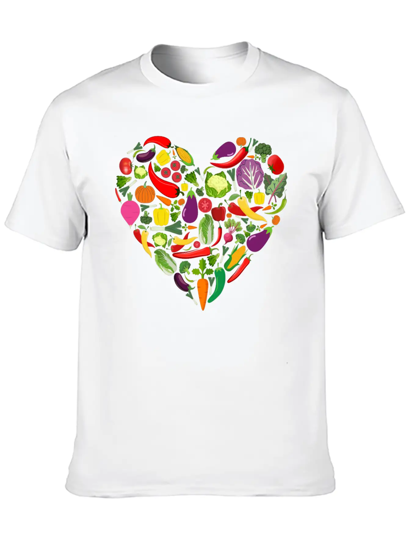 VEGAN Vegetarian Lover Basic Graphic T-Shirt – Daily Comfort In Soft Cotton