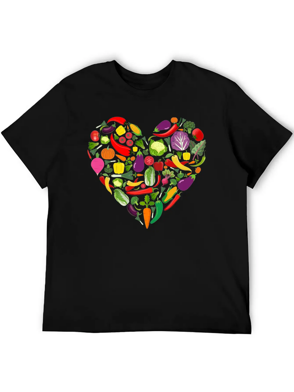 VEGAN Vegetarian Lover Basic Graphic T-Shirt – Daily Comfort In Soft Cotton