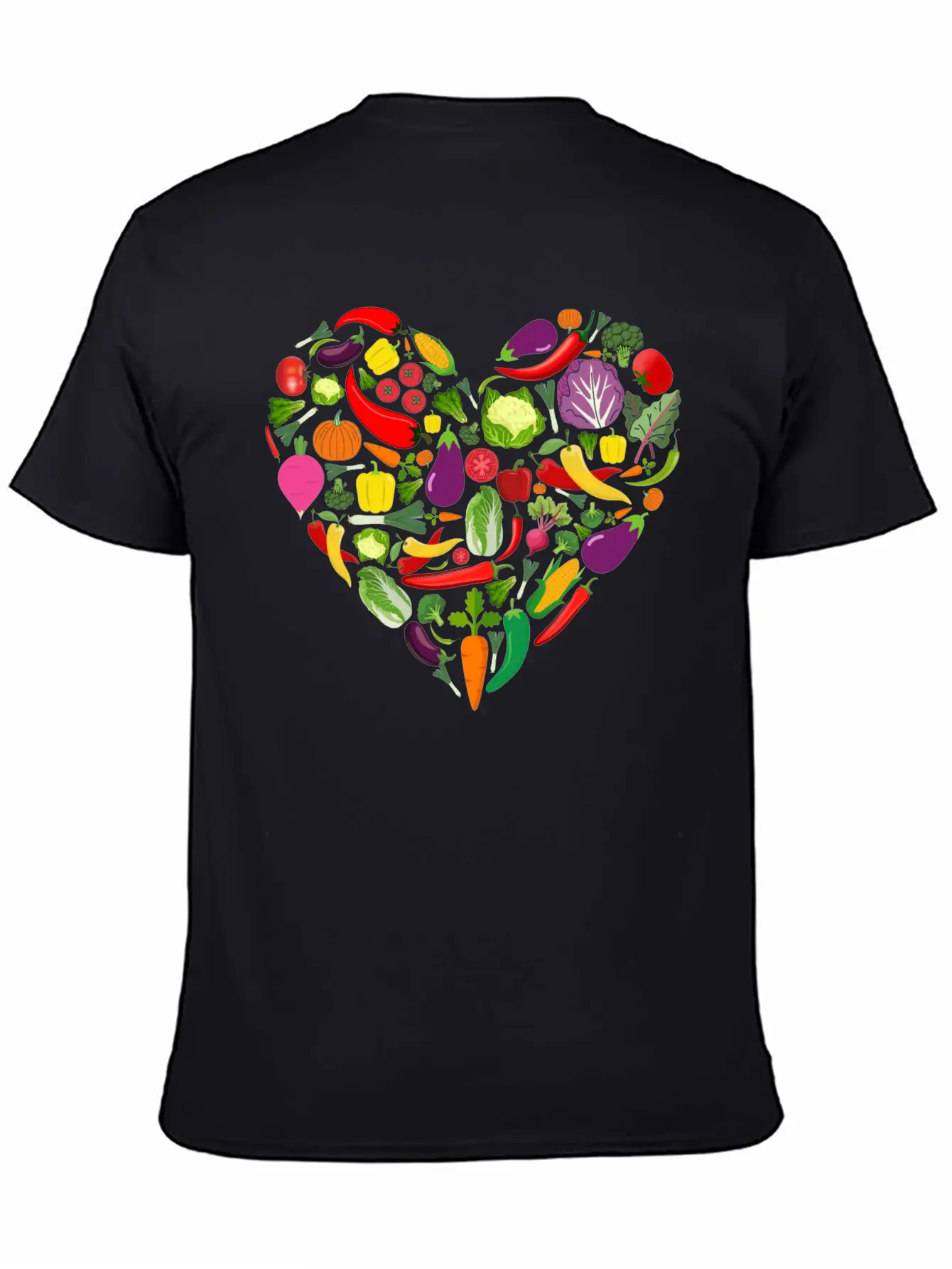VEGAN Vegetarian Lover Basic Graphic T-Shirt – Daily Comfort In Soft Cotton
