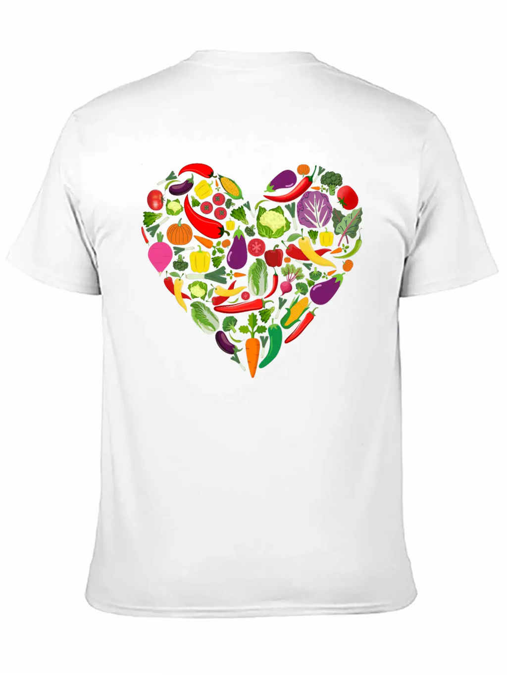 VEGAN Vegetarian Lover Basic Graphic T-Shirt – Daily Comfort In Soft Cotton