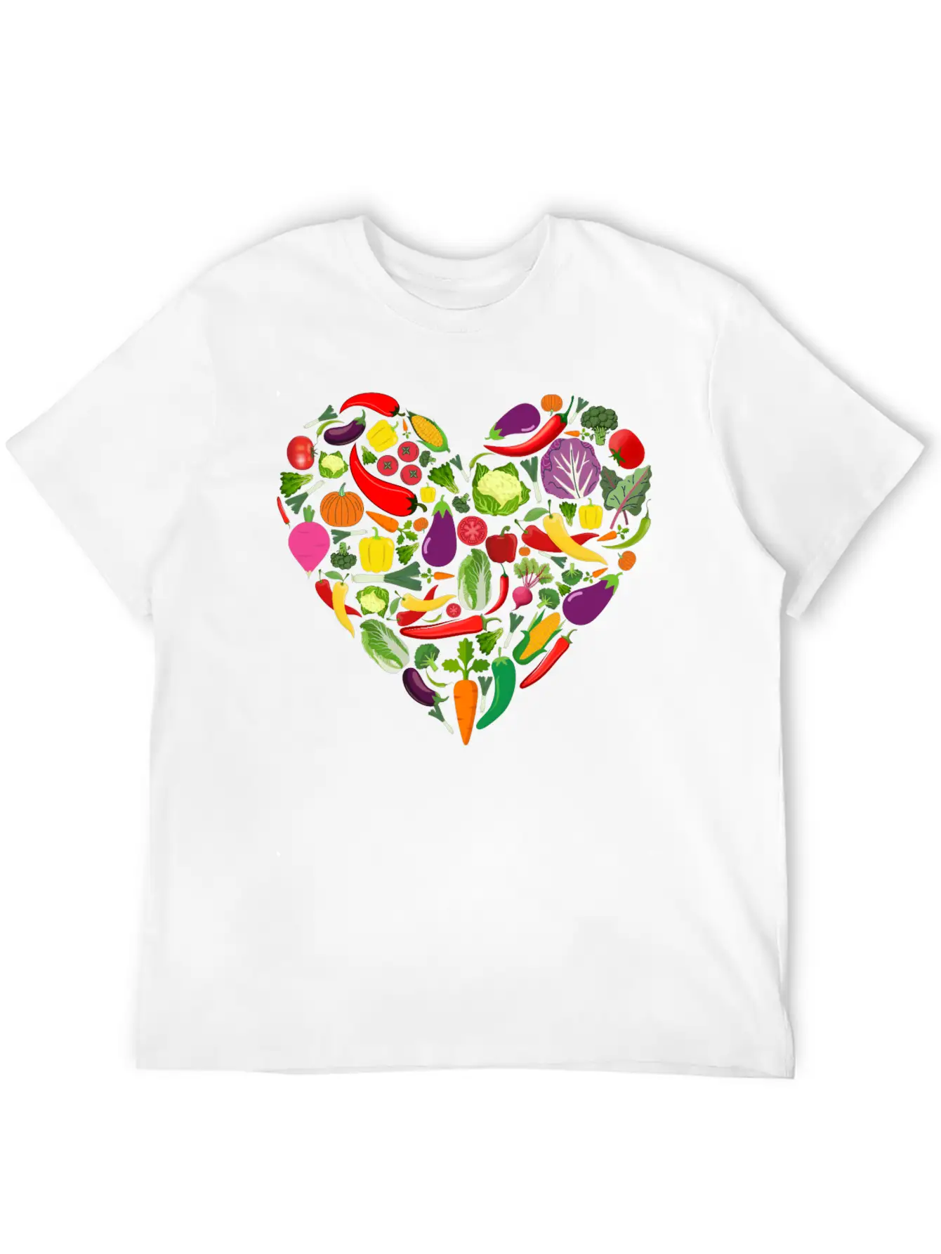 VEGAN Vegetarian Lover Basic Graphic T-Shirt – Daily Comfort In Soft Cotton