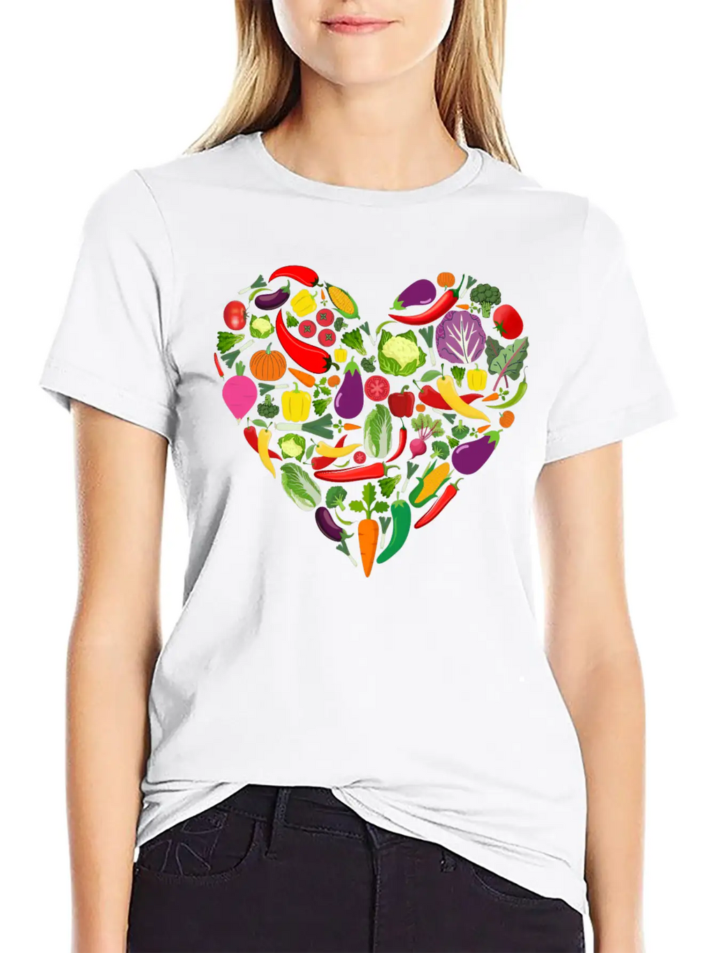 VEGAN Vegetarian Lover Basic Graphic T-Shirt – Daily Comfort In Soft Cotton