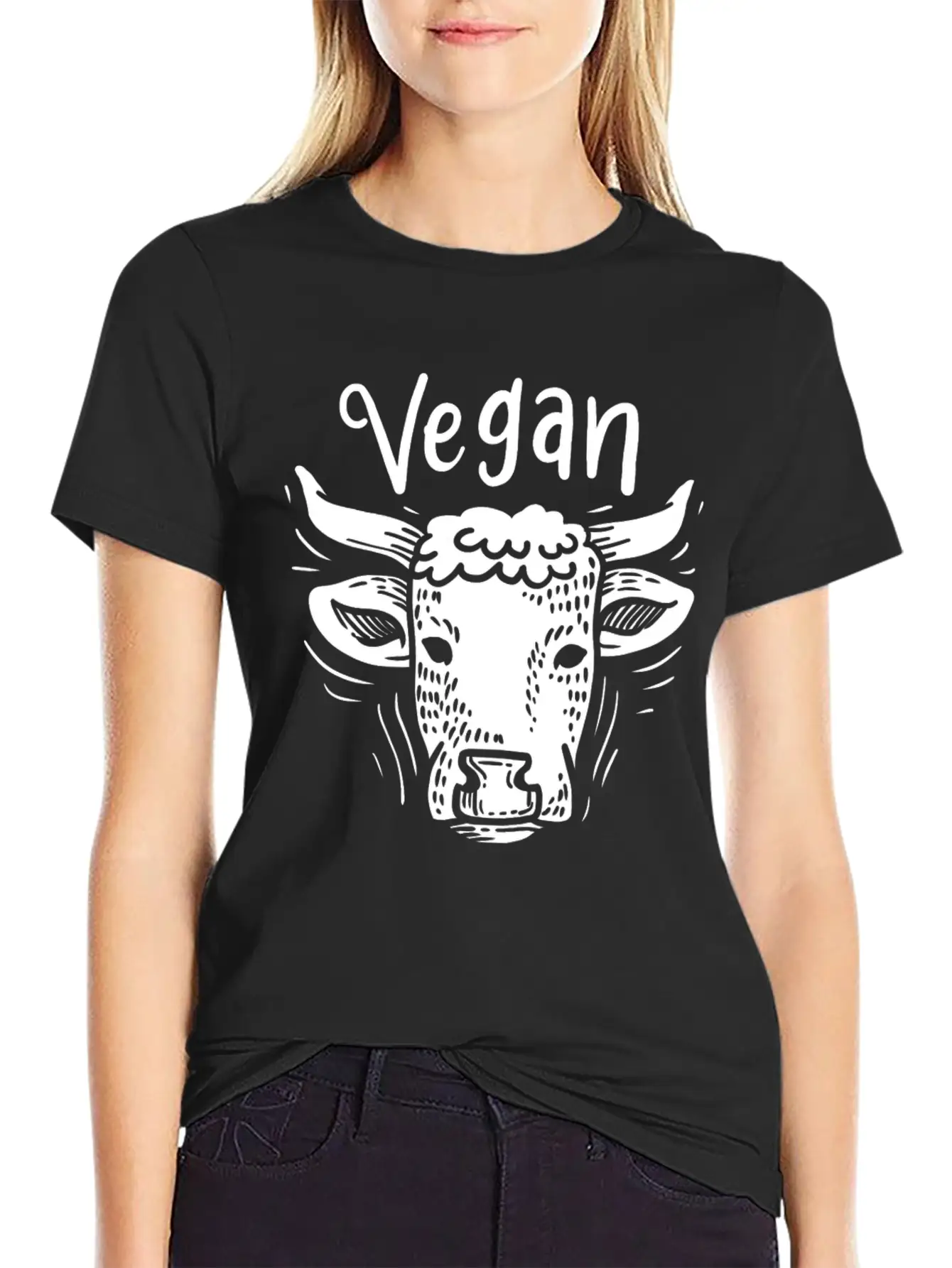 Vegan Vegetarian Veganism Relaxed Everyday Tee – Lightweight And Durable Cotton