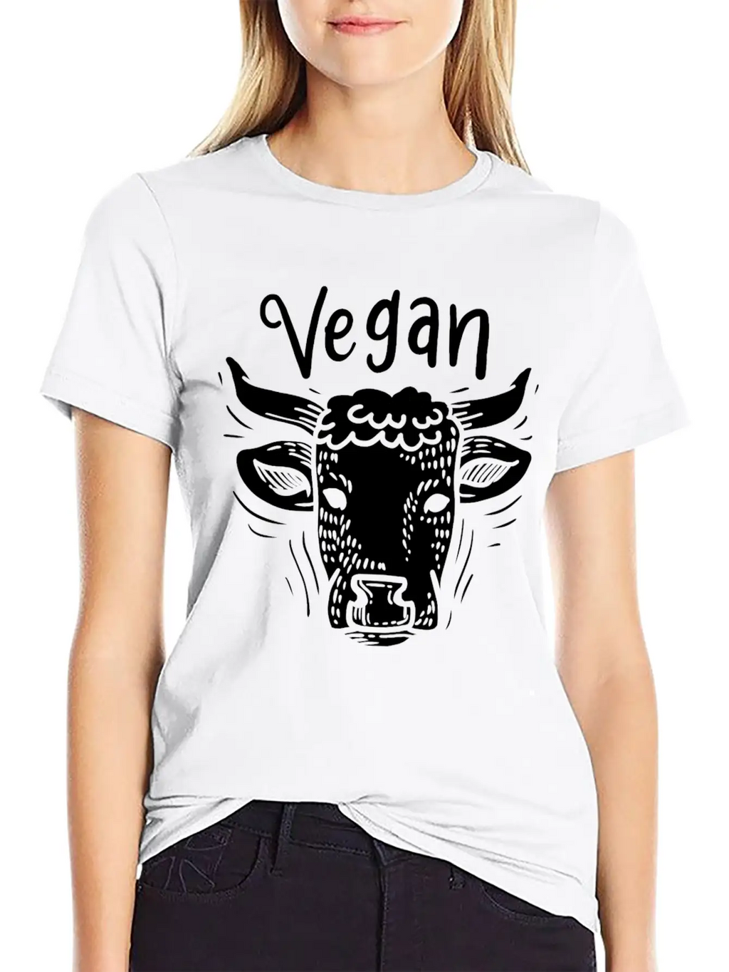Vegan Vegetarian Veganism Relaxed Everyday Tee – Lightweight And Durable Cotton