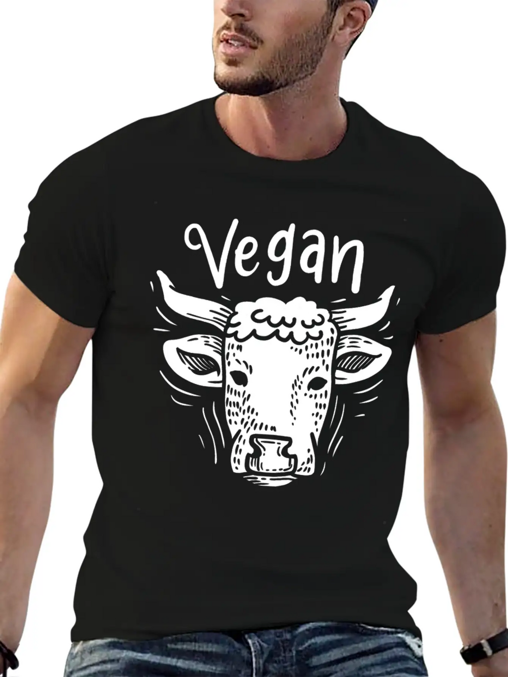 Vegan Vegetarian Veganism Relaxed Everyday Tee – Lightweight And Durable Cotton