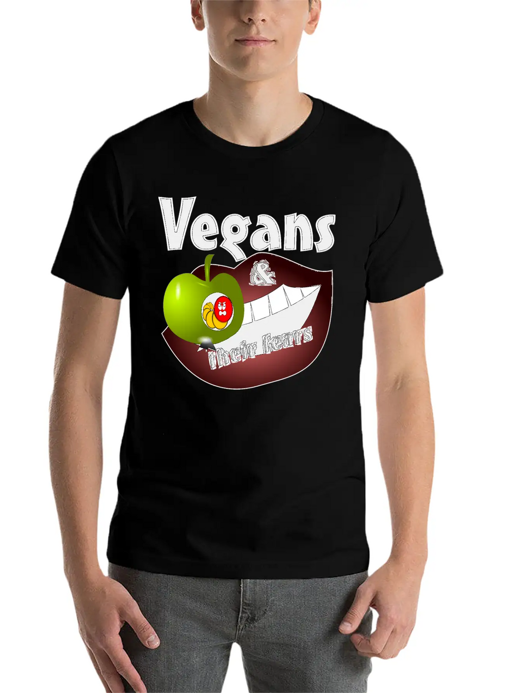 Vegans And Fears Unisex Casual T-Shirt – Clean Design For Daily Comfort