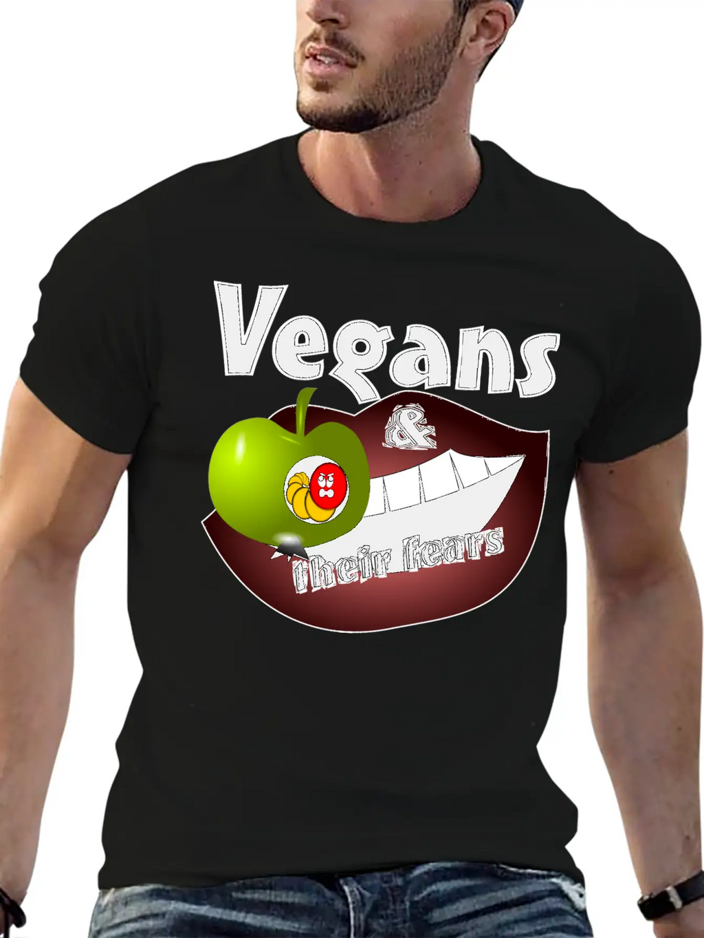 Vegans And Fears Unisex Casual T-Shirt – Clean Design For Daily Comfort