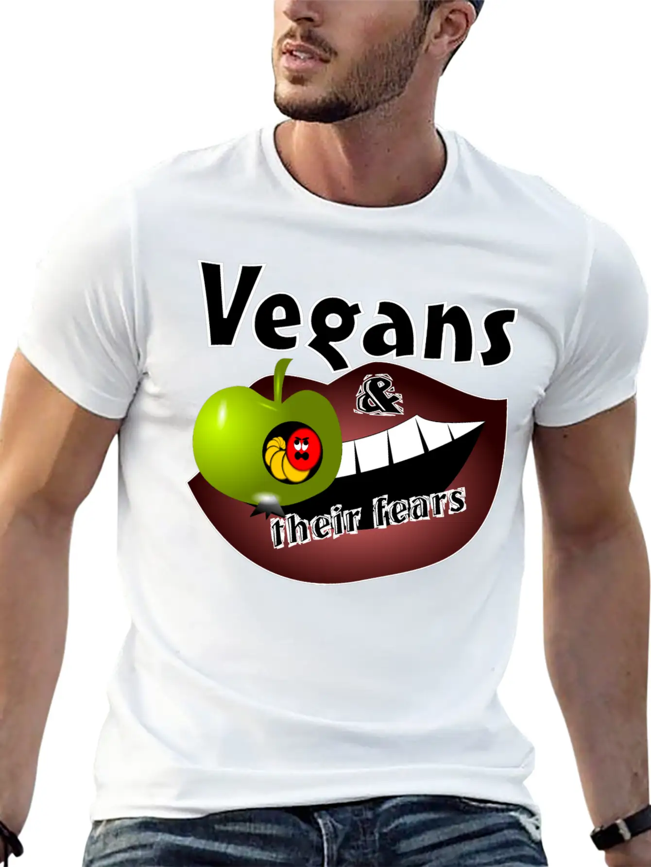 Vegans And Fears Unisex Casual T-Shirt – Clean Design For Daily Comfort