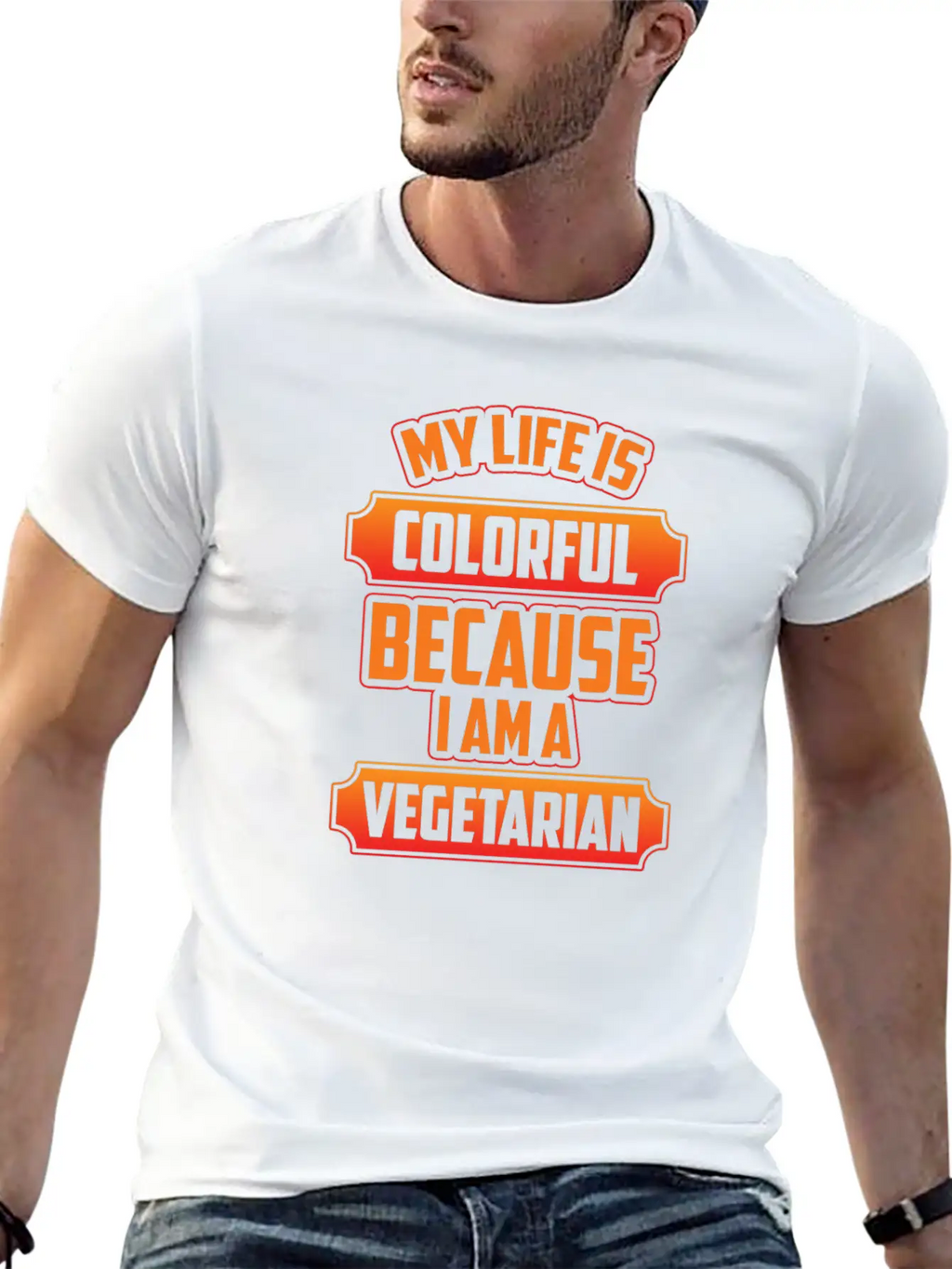 Vegetarian Animals Stylish Everyday T-Shirt – Unisex Basic Cotton Tee