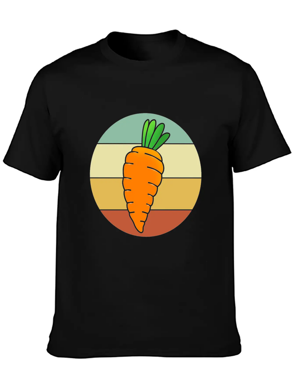 Vegetarian For Women Retro Carrot Classic Cotton Tee – Unisex Comfort For Any Season