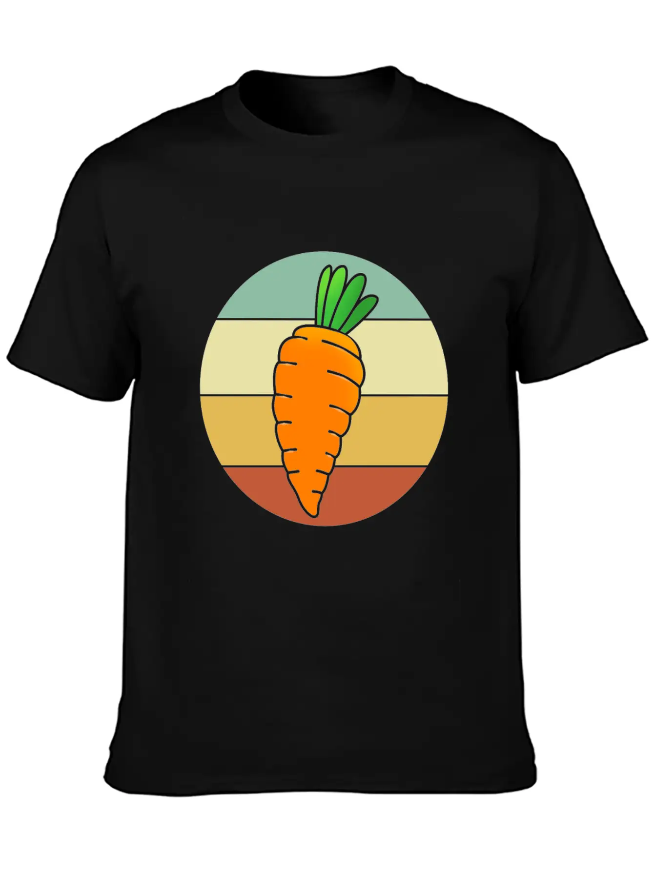 Vegetarian For Women Retro Carrot Classic Cotton Tee – Unisex Comfort For Any Season