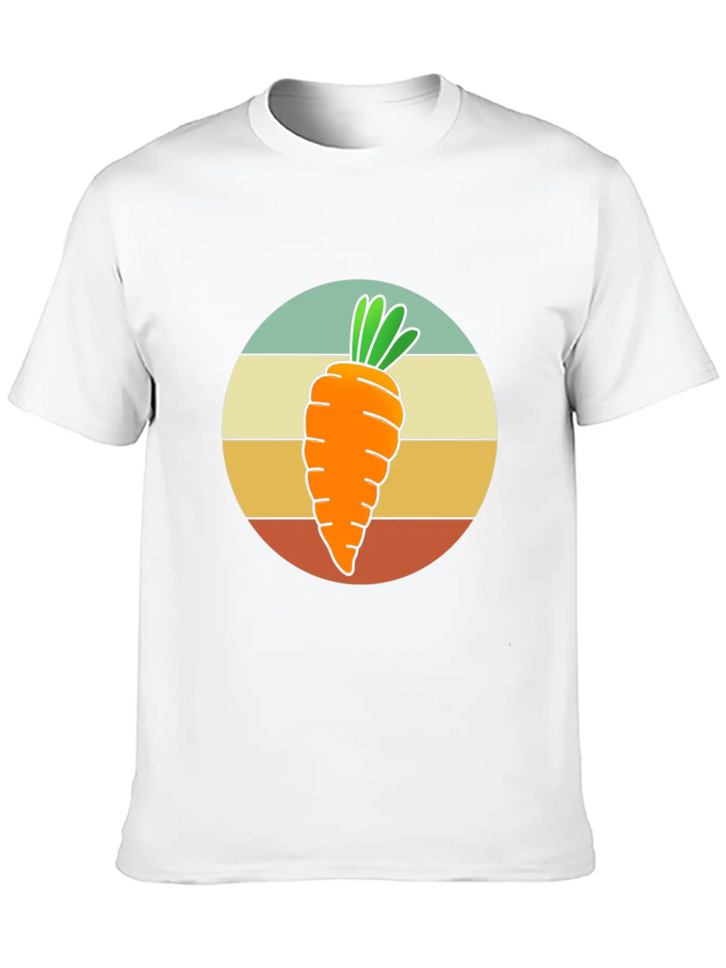 Vegetarian For Women Retro Carrot Classic Cotton Tee – Unisex Comfort For Any Season