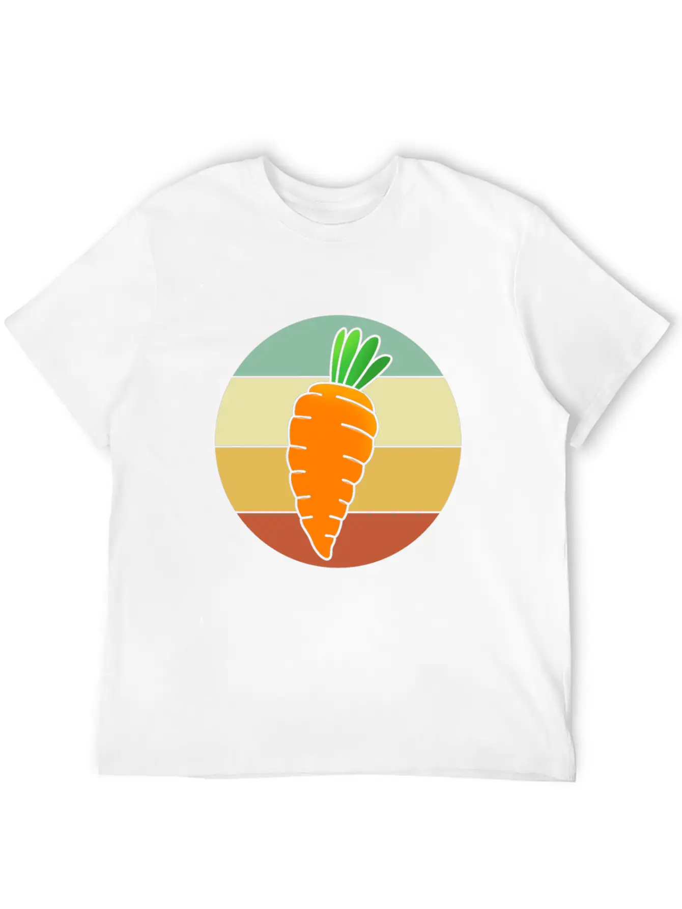 Vegetarian For Women Retro Carrot Classic Cotton Tee – Unisex Comfort For Any Season