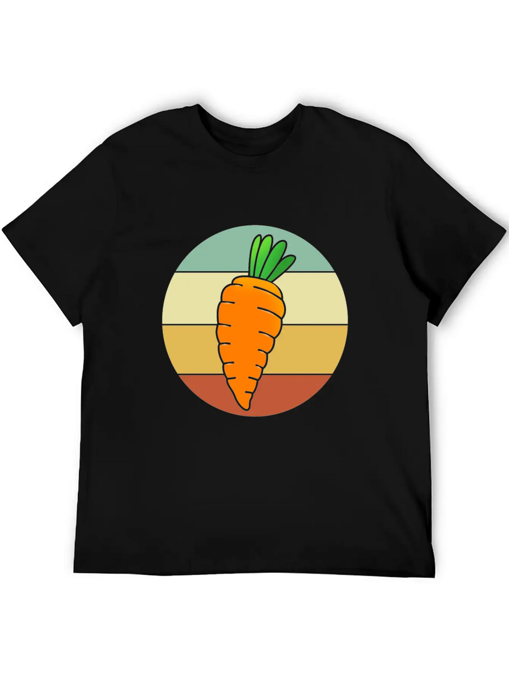 Vegetarian For Women Retro Carrot Classic Cotton Tee – Unisex Comfort For Any Season