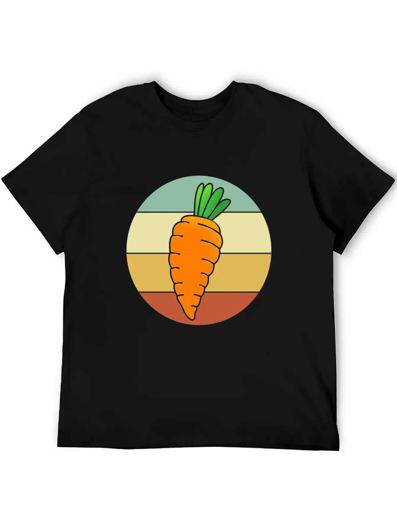 Vegetarian For Women Retro Carrot Classic Cotton Tee – Unisex Comfort For Any Season