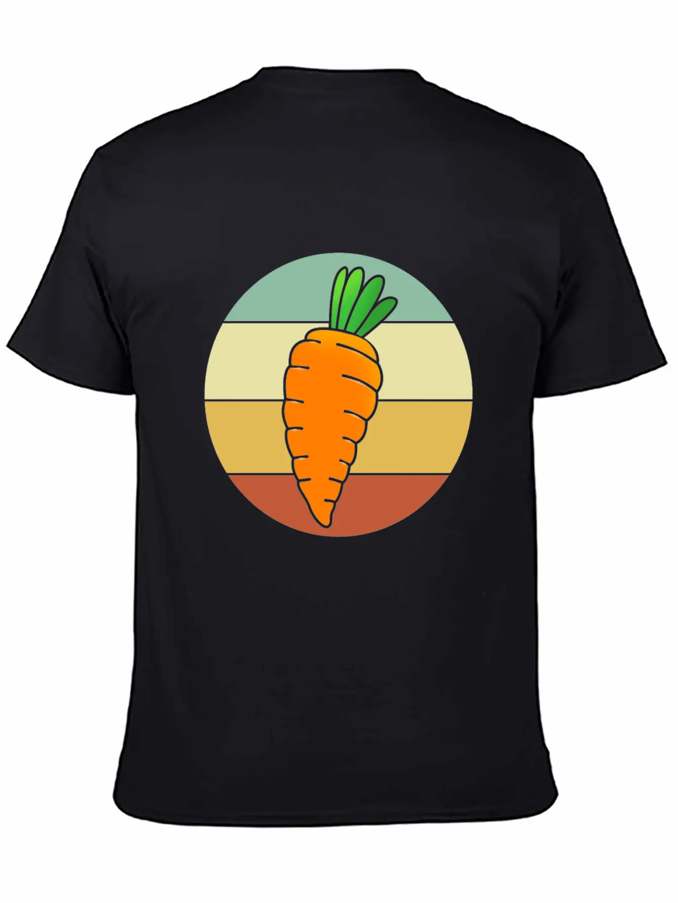 Vegetarian For Women Retro Carrot Classic Cotton Tee – Unisex Comfort For Any Season