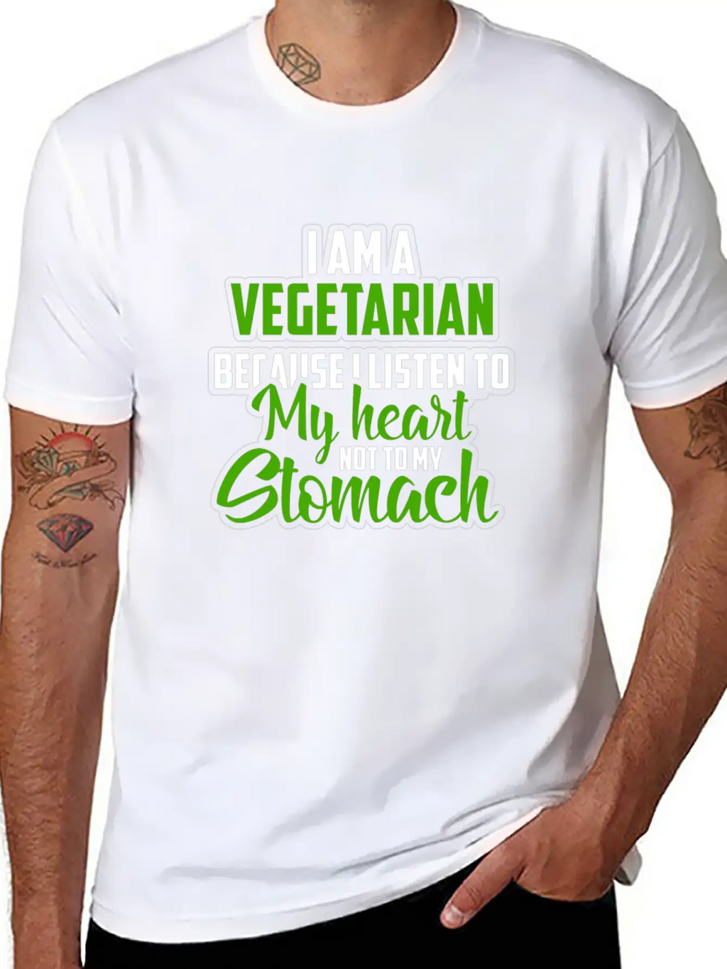 Vegetarian Vegetables Breathable Graphic T-Shirt – Perfect For Casual Days